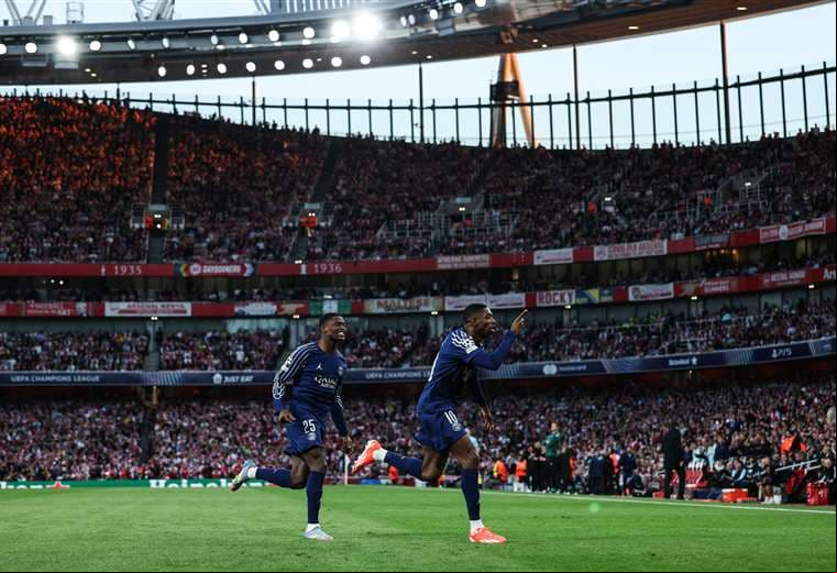PSG gana 1-0 al Arsenal en la ida de semifinales de la Liga de Campeones