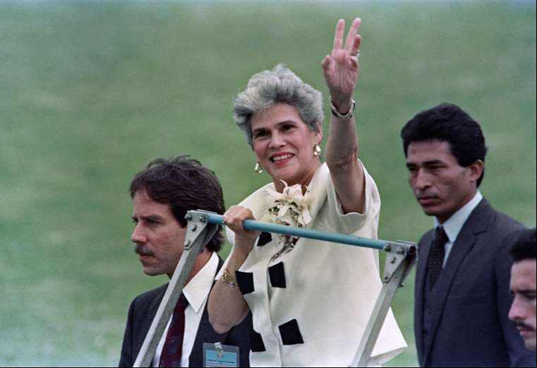 Violeta Barrios de Chamorro, "ama de casa" que pacificó a Nicaragua